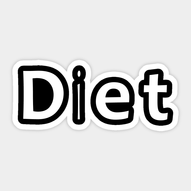 DIET Sticker by VISUALIZED INSPIRATION